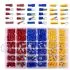 480PCS Crimp Terminal Assortment Kit, Insulated Connectors, Red Blue Yellow, 0.5–6.0mm²