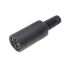XLR Female Connector 8 Pins Durable Metal and Plastic Body Cable Mount