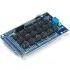 Sensor Shield V2, Expansion Board for Arduino Mega 2560 R3, Supports Servo, I2C, UART, and Analog Modules