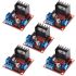 L298N Motor Driver Module, Dual H-Bridge DC Stepper Motor Controller Board, 2A 35V Max (Pack of 5)
