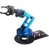 6DOF Robotic Arm Kit, Multi-Axis Servo Controlled Manipulator, Aluminum Alloy Structure, Compatible with Arduino