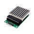 MAX7219 8x8 Dot LED Matrix Display Module - Compact Visual Output Interface for DIY Electronics and Microcontroller Projects