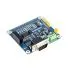 Isolated RS485 RS232 HAT for Raspberry Pi, SPI-Controlled Serial Expansion Board with Opto-Isolation and ESD Protection