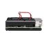 Raspberry Pi 4 Model B, Aluminum Case with Dual Cooling Fan, Metal Shell Black for RPI 4B