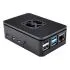 Raspberry Pi 4 ABS Case with Heatsink,Fan Compatabile 