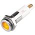 Indicator 10mm Yellow 12V, LED Signal Lamp, High Brightness