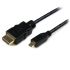 1M HDMI to Micro HDMI Cable - High-Speed Video and Audio Transmission