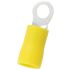 Ring Terminal VR5-4, Yellow Insulated - 12-10 AWG for Electrical Wiring