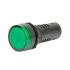 AD16-16C, Green Signal Lamp, 16mm LED Indicator - 24V DC