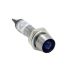 8mm LED Indicator Light, 24V DC, Blue, Metal Body