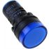 AD16-22DS, Blue Indicator Light, 12V DC, 22mm