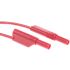 Hirschmann Test & Measurement Test lead, 32A, 1000V ac/dc, Red, 1m Lead Length