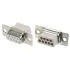 DBC09SS-NW, D-Sub Connector Housing Socket 9-Pin – 2.77mm Pitch, Straight, Crimp, MHD Series