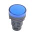 AD16-22D/S Blue LED Indicator Light - 24V DC, 22mm Panel Mount.