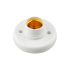 E27 Hanpearl Round White LED Lamp Screw Base, Durable,White,10 Pieces