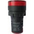 AD16-22DS LED Indicator Light, 22mm Panel Mount, 220V AC/DC, 20mA Red Signal Lamp