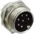8-Pin XLR Male Panel Mount Connector
