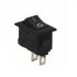 KCD11-101,Rocker Switch,3A,250V,Black,On-Off