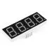CSQ3404YA 7-Segment 4-Digit LED Display, 18mm Digit Height, Common Cathode, Red, Multiplexed Interface