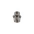 5mm LED Holder, Metal, Panel Mount with Nut and Washer, Chrome Finish