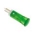 QS101XXG12 LED Panel Mount Indicator Snap-in Green