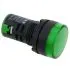 LED INDICATOR 22MM, GREEN LIGHT, 220V AC/DC, 20mA Current, Panel Mount Signal Lamp
