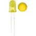 5mm Round Yellow LED-Diffused Lens, High-Brightness Indicator