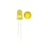 5mm Round Yellow LED-Diffused Lens, High-Brightness Indicator