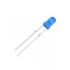 3MM BLUE LED ROUND DIFFUSED INDICATOR LAMP 3V 20MA ULTRA BRIGHT