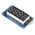TM1637 4 DIGIT 7 SEGMENT DISPLAY MODULE LED INDICATOR 5V COMMON ANODE