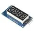 TM1637 4 DIGIT 7 SEGMENT DISPLAY MODULE LED INDICATOR 5V COMMON ANODE