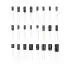 Pepisky 500pcs 24 Values Aluminum Electrolytic Capacitor Assorted Kit 10V/16V/25V/50V - 0.1uF to 1000uF with Plastic Storage Case