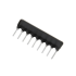 103J Resistor Array 10K Ohm 9-Pin SIP Network ±5 Percent Isolated Through-Hole