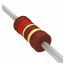 Resistor,2.2 Ohm,1W,Through Hole