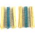 2600pcs Metal Film Resistor Kit 130 Values 1 Percent Tolerance 0.25W Axial Through-Hole Assorted Set
