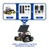 ACEBOTT ESP32 Smart Car Starter Kit with 4WD Mecanum Wheel Off-road Car Muti-Direction