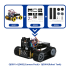 ACEBOTT ESP32 Smart Car Starter Kit with 4WD Mecanum Wheel Off-road Car Muti-Direction