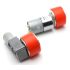 JS5230 Aluminum - Silicone Wheel Set (52 x 30mm - Pair)