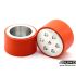 JS7444 Aluminum-Silicone Wheel Pair (74mm Diameter)