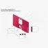SC0940, Raspberry Pi Monitor Red/White