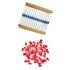 50 LED light red kit 50 200 OHM resistors for Arduino and Raspberry