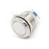 YL12C-B11P METAL SWITCH 12MM RESET SILVER (12V)