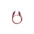 SPD‑Cable‑2 Alligator Clip to U‑Type Test Leads 600 mm Pair Red and Black