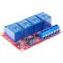 SLA-05VDC-SL-C,High Power 4-Channel Relay Module with Optocoupler, High/Low Level Trigger, , 5V,30A