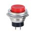 DS-212, Red Push Button Switch, Panel Mount Package