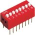 DIP-8WAY, DIP Switch 8-Position, Through-Hole Package