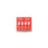 DIP-4WAY, DIP Switch 4-Position, Through-Hole Package