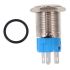 16mm Blue Push Button Switch - 24V, Momentary Reset Function, Ideal for Industrial Control Panels and DIY Projects