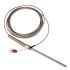 WRNT-03,K-Type Thermocouple Sensor,2000mm Length with M8 Threaded Probe, -50°C to 500°C