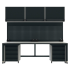 Heavy-Duty Workbench with Wall-Mounted Features